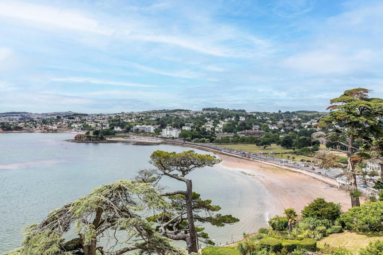 A7 Masts - Striking Beach Bolthole Apartment With Beautiful Sea Views Private Balcony & Parking Torquay Eksteriør bilde